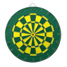 Dart Board: Geel, groen en donkergroen Dartbord