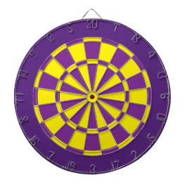 Dart Board: Geel, Paars en donker Paars Dartbord