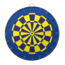 Dart Board: Geel, zeemacht en blauw Dartbord
