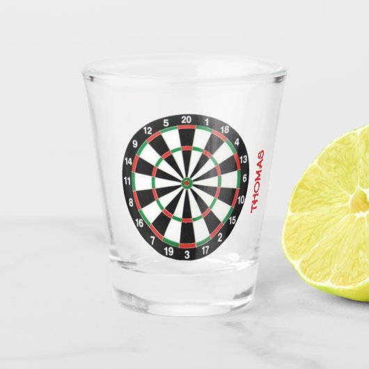 Dart Board - Gepersonaliseerd heet glas (Voorkant)