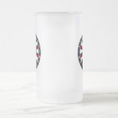 Dart Board gepersonaliseerd Matglas Bierpul (Center)