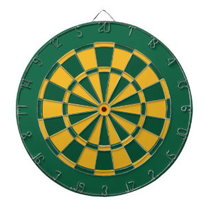 Dart Board: Goud, groen en donkergroen Dartbord