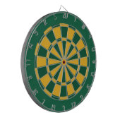 Dart Board: Goud, groen en donkergroen Dartbord (Voorkant Links)