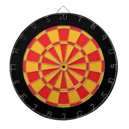 Dart Board: goud, rood en zwart Dartbord