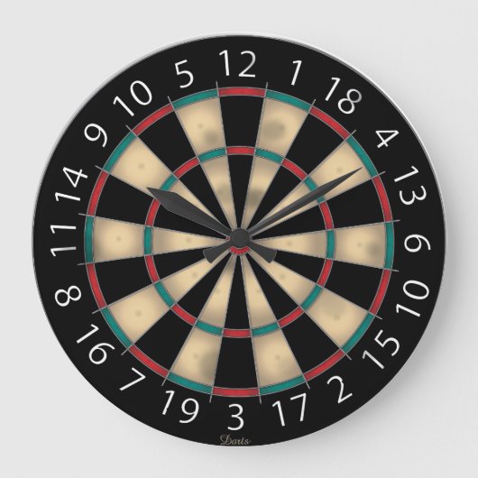 Dart Board Grote Klok (Voorkant)