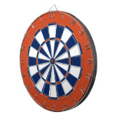Dart Board in Edmonton Hockey Colors Dartbord (Voorkant Rechts)