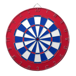 Dart Board in New York Hockey Colors Dartbord