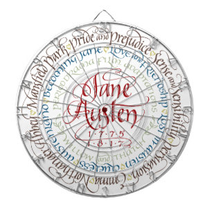 Dart Board - Jane Austen Period Dramas Dartbord