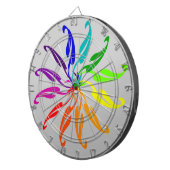 Dart Board - Kleurwielbladeren Dartbord (Voorkant Rechts)