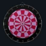 Dart Board: lavender, maroon en zwart Dartbord<br><div class="desc">Lavender, maroon en zwart gekleurd kunstbordspel, met inbegrip van 6 messenmakertjes</div>