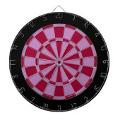 Dart Board: lavender, maroon en zwart Dartbord (Voorkant)