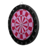 Dart Board: lavender, maroon en zwart Dartbord (Voorkant Rechts)