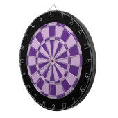 Dart Board: Licht Paars, donker Paars en zwart Dartbord (Voorkant Rechts)