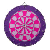 Dart Board: Licht Paars, roze en donker Paars Dartbord (Voorkant)