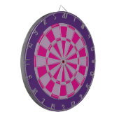 Dart Board: Licht Paars, roze en donker Paars Dartbord (Voorkant Links)