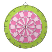 Dart Board: Lichtroze en kalkgroen Dartbord (Voorkant)