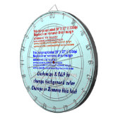 Dart Board Light bevat 6 brass donts Dartbord (Voorkant Rechts)