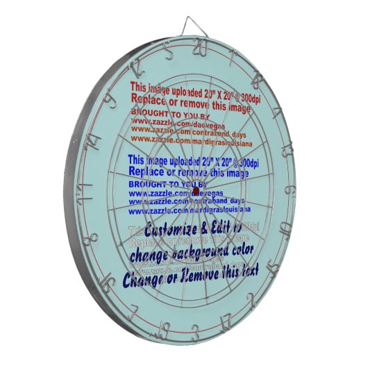 Dart Board Light bevat 6 brass donts Dartbord (Voorkant Links)