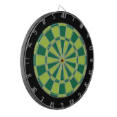 Dart Board: Limoen, groen en zwart Dartbord (Voorkant Links)
