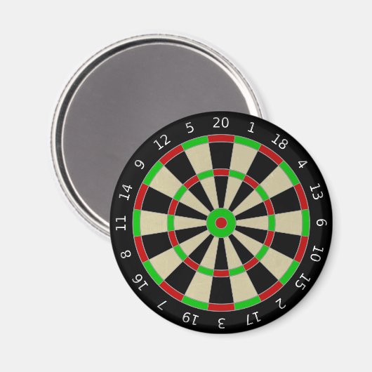 Dart Board Magneet (Voorkant / Achterkant)