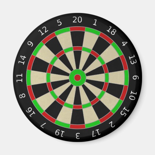 Dart Board Magneet (Voorkant)