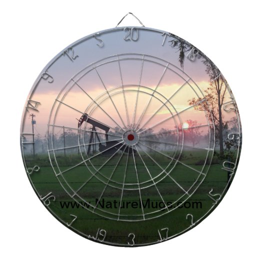 Dart Board met Texas Sunset Dartbord (Voorkant)