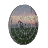 Dart Board met Texas Sunset Dartbord (Voorkant Links)
