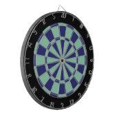 Dart Board: Mint Green, Navy Blue en Black Dartbord (Voorkant Links)