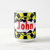 Dart board mok koffie met persoonlijke naam (Center)