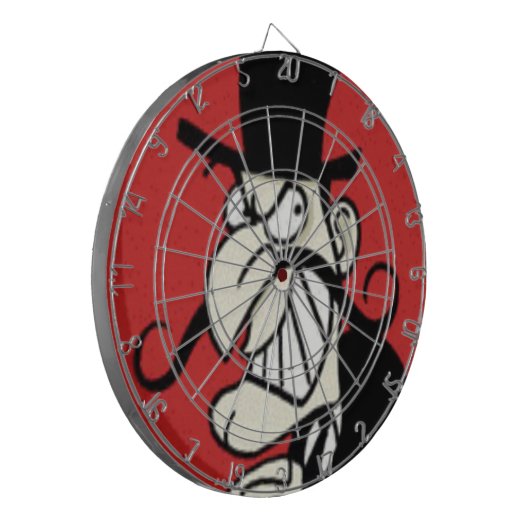 DART BOARD - MR. SNICKERS - SPELEN - FUN GIFTS DARTBORD (Voorkant Links)