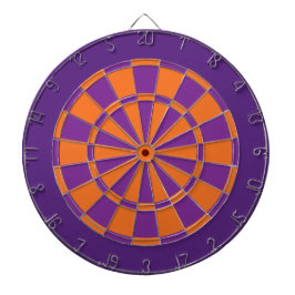 Dart Board: Oranje, Paars en donker Paars Dartbord