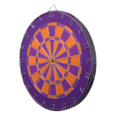 Dart Board: Oranje, Paars en donker Paars Dartbord (Voorkant Rechts)