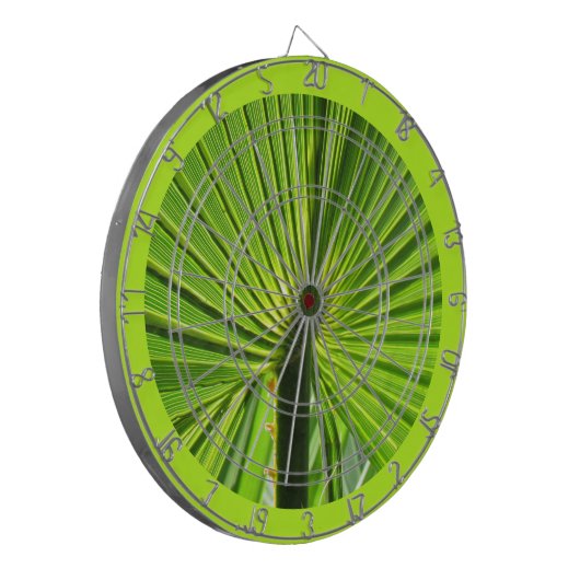 Dart Board - Palm Frond met Border Dartbord (Voorkant Links)