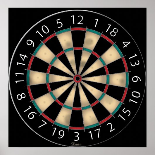 Dart Board Poster (Voorkant)