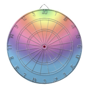 Dart board - Regenboogkleuren II Dartbord