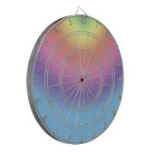 Dart board - Regenboogkleuren II Dartbord (Voorkant Links)