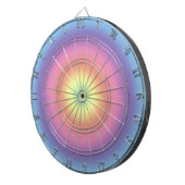 Dart board - Regenboogkleuren III Dartbord (Voorkant Rechts)