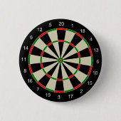 Dart board ronde button 5,7 cm (Voorkant)