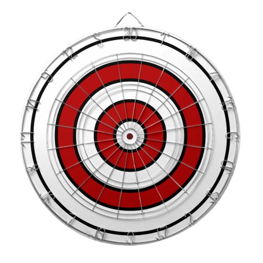 Dart Board/rood en zwart Dartbord (Voorkant)