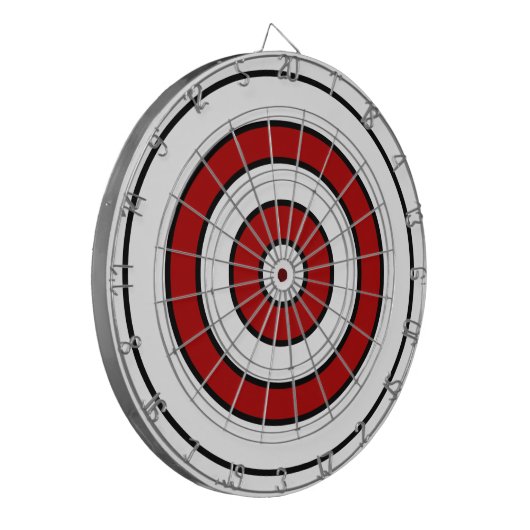 Dart Board/rood en zwart Dartbord (Voorkant Links)