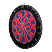 Dart Board: rood, zeemacht en zwart Dartbord (Voorkant Rechts)