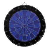 Dart Board: Royal Blue, Navy en Black Dartbord (Voorkant)