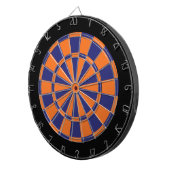 Dart Board: Sinaasappel, zeemacht en zwart Dartbord (Voorkant Rechts)