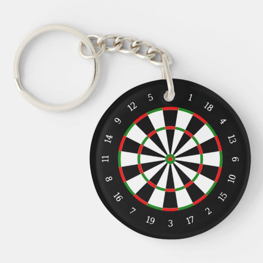 Dart Board Sleutelhanger (Voorkant)
