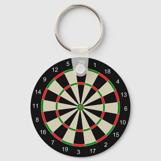 Dart Board Sleutelhanger (Voorkant)