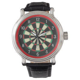 Dart Board Sporty Style Horloge