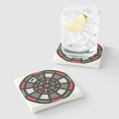 dart board stenen onderzetter (Zijkant)