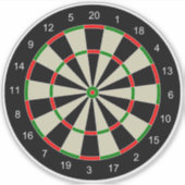 Dart Board Sticker (Voorkant)