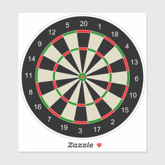 Dart Board Sticker (Vel)