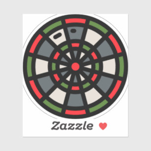 dart board sticker